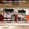 Ninja Luxe Café Mini, Espresso Machine & Drip Coffee, Stainless, ES301 | Built-in Burr Grinder, Precision Scale & Manual Steam Wand, Lattes, Cappuccinos & More(Luxe Café Mini Plus AutoFroth)