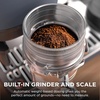 Ninja Luxe Café Premier Espresso & Rapid Cold Brew, Gunmetal, ES601GM | Drip Coffee, Built-in Coffee Grinder, Hands-Free Milk Frother, Assisted Tamper for Cappuccinos & Lattes(Cyberspace)