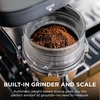 Ninja Luxe Café Premier Espresso & Rapid Cold Brew, Gunmetal, ES601GM | Drip Coffee, Built-in Coffee Grinder, Hands-Free Milk Frother, Assisted Tamper for Cappuccinos & Lattes(Gunmetal)
