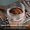 Ninja Luxe Café Premier Espresso & Rapid Cold Brew, Gunmetal, ES601GM | Drip Coffee, Built-in Coffee Grinder, Hands-Free Milk Frother, Assisted Tamper for Cappuccinos & Lattes(Green)