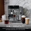Ninja Luxe Café Premier Espresso & Rapid Cold Brew, Gunmetal, ES601GM | Drip Coffee, Built-in Coffee Grinder, Hands-Free Milk Frother, Assisted Tamper for Cappuccinos & Lattes(Gunmetal)
