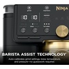 Ninja Luxe Café Pro Series, Espresso, Cold Brew, Hot Water, ES701 | Drip Coffee, Integrated Tamper, Built-in Grinder, Hands-Free Frother for Cappuccinos, Lattes, Americanos, Dairy or Non-Dairy(Black/Gold)