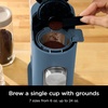Ninja Pods & Grounds Iced Coffee Maker, K-Cup Pod Compatible, Stone PB041ST | Single-Serve, Brews Grounds, Compact Design, 56-oz. Reservoir, 6-oz. Cup to 24-oz. Travel Mug Brew Sizes(Blue)