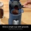 Ninja Pods & Grounds Iced Coffee Maker, K-Cup Pod Compatible, Stone PB041ST | Single-Serve, Brews Grounds, Compact Design, 56-oz. Reservoir, 6-oz. Cup to 24-oz. Travel Mug Brew Sizes(Navy)
