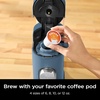 Ninja Pods & Grounds Iced Coffee Maker, K-Cup Pod Compatible, Stone PB041ST | Single-Serve, Brews Grounds, Compact Design, 56-oz. Reservoir, 6-oz. Cup to 24-oz. Travel Mug Brew Sizes(Blue)