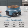Ninja® PossibleCooker™ PRO 14-in-1, 8.5-qt, Sea Salt Gray, MC1001 | 14-in-1 replaces 14 appliances, Triple Fusion Heat®, slow cook, sauté, roast & steam, nonstick oven-safe pot to 500°F.(Blue)