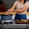 Ninja® PossibleCooker™ PRO 14-in-1, 8.5-qt, Sea Salt Gray, MC1001 | 14-in-1 replaces 14 appliances, Triple Fusion Heat®, slow cook, sauté, roast & steam, nonstick oven-safe pot to 500°F.(Midnight Blue)