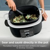 Ninja® PossibleCooker™ PRO 14-in-1, 8.5-qt, Sea Salt Gray, MC1001 | 14-in-1 replaces 14 appliances, Triple Fusion Heat®, slow cook, sauté, roast & steam, nonstick oven-safe pot to 500°F.(Black)