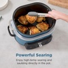 Ninja® PossibleCooker™ PRO 14-in-1, 8.5-qt, Sea Salt Gray, MC1001 | 14-in-1 replaces 14 appliances, Triple Fusion Heat®, slow cook, sauté, roast & steam, nonstick oven-safe pot to 500°F.(Blue)