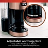 Ninja Programmable XL 14-Cup Coffee Maker PRO with Permanent Filter, 2 Brew Styles Classic & Rich, Delay Brew, Freshness Timer & Keep Warm, Dishwasher Safe, Copper, DCM201CP(Copper)