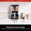 Ninja Programmable XL 14-Cup Coffee Maker PRO with Permanent Filter, 2 Brew Styles Classic & Rich, Delay Brew, Freshness Timer & Keep Warm, Dishwasher Safe, Copper, DCM201CP(Copper)