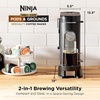 Ninja Single Serve Coffee Maker – Combo Machine, K-Cup Pods and Grounds | 4 Styles of Brewing, up to 24 Oz Cup Sizes, 56 Oz Removable Reservoir, Black, PB051(Standard-Black)