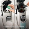 Ninja Single Serve Coffee Maker – Combo Machine, K-Cup Pods and Grounds | 4 Styles of Brewing, up to 24 Oz Cup Sizes, 56 Oz Removable Reservoir, Black, PB051(Standard-Stone)