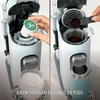 Ninja Single Serve Coffee Maker – Combo Machine, K-Cup Pods and Grounds | 4 Styles of Brewing, up to 24 Oz Cup Sizes, 56 Oz Removable Reservoir, Black, PB051(Standard-Glacier Blue)