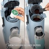 Ninja Single Serve Coffee Maker – Combo Machine, K-Cup Pods and Grounds | 4 Styles of Brewing, up to 24 Oz Cup Sizes, 56 Oz Removable Reservoir, Black, PB051(XL-Denim Blue)