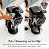 Ninja Specialty Drip Coffee Maker, DualBrew Pro, Black, CFP301 | Coffee Machine w/ Frother, Paper Filter, Brew with Pods & Grounds, K Cups Compatible, 4 Brew Styles, 13 Cup to Pot Sizes(w/ K Cup Combo (Permanent Filter))