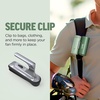 Shark ChillPill Clip Attachment, Charcoal, FA02XCLIP | Secure Clip Attaches Fan to Belts and More, Ideal for Hands-Free Portable Cooling(Clip)
