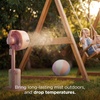 Shark FlexBreeze Pro Mist 2-in-1 Fan with Integrated Mist, White, FA302WH | Corded/Cordless, Pedestal to Tabletop, up to 24-Hr Battery, up to 70 Ft of Power, 5 Speeds, with Integrated Misting Tank(Blush (FlexBreeze ProMist w/ Portable Tank))