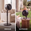 Shark FlexBreeze Pro Mist 2-in-1 Fan with Integrated Mist, White, FA302WH | Corded/Cordless, Pedestal to Tabletop, up to 24-Hr Battery, up to 70 Ft of Power, 5 Speeds, with Integrated Misting Tank(White (FlexBreeze w/ Misting Tool))