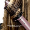 Shark FlexStyle Glam, Ceramic+Powerful Air Styling+Drying System, HD6052SPK | Silki Straightener + Glossi Air Glosser, Wide-Tooth Comb & Diffuser, Scalp Shield(Straight & Wavy Hair (Pink))