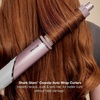 Shark FlexStyle Glam, Ceramic+Powerful Air Styling+Drying System, HD6052SPK | Silki Straightener + Glossi Air Glosser, Wide-Tooth Comb & Diffuser, Scalp Shield(Straight & Wavy Hair (Pink))