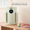Shark NeverChange Compact Pro Air Purifier, HP071BRN, Winter Fog | For Bedroom, Nursery, Home Office, Dorm, HEPA-Exceeding Filter, Captures Pollutants, Pet Dander, Dust, Odor, Smoke, and More(Honeydew (250 sq. ft))