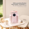 Shark NeverChange Compact Pro Air Purifier, HP071BRN, Winter Fog | For Bedroom, Nursery, Home Office, Dorm, HEPA-Exceeding Filter, Captures Pollutants, Pet Dander, Dust, Odor, Smoke, and More(Quartz (250 sq. ft))