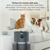 Shark NeverChange Compact Pro Air Purifier, HP071BRN, Winter Fog | For Bedroom, Nursery, Home Office, Dorm, HEPA-Exceeding Filter, Captures Pollutants, Pet Dander, Dust, Odor, Smoke, and More(Grey (1300 sq. ft))