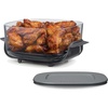 Ninja 6-Cup CleanCrisp Glass Container & Storage Lid, Crispi, XSKSFN6CUP | 450F rated, PFAS and PTFE free, Microwave, freezer and dishwasher-safe(4 QT)