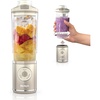 Ninja Blast Max Portable Blender, Twist & Go, 22oz, Navy, BC251NV | Twist & Go removable 22-oz vessel. Auto-iQ Crush & Smoothie programs, cordless. Dishwasher safe, leakproof lid.(Cream)