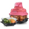 Ninja Crispi Glass Air Fryer, 4-in-1, Cherry Crush, FN101DR | Max crisp, bake, air fry, recrisp, 450F max, 4 Qt and 6 Cup containers, PFAS-free glass