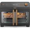Ninja French Door Premier Air Fry Oven, 10-in-1, 20.3 Qt, Stainless, FO101 | 450F cyclonic air, PFAS-free surface, Air fry, sear crisp, bake, broil, toast, dehydrate(Black)
