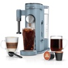 Ninja Single Serve Coffee Maker – Combo Machine, K-Cup Pods and Grounds | 4 Styles of Brewing, up to 24 Oz Cup Sizes, 56 Oz Removable Reservoir, Black, PB051(XL-Denim Blue)
