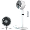 Shark FlexBreeze Pro Mist 2-in-1 Fan with Integrated Mist, White, FA302WH | Corded/Cordless, Pedestal to Tabletop, up to 24-Hr Battery, up to 70 Ft of Power, 5 Speeds, with Integrated Misting Tank(White (FlexBreeze w/ Misting Tool))