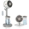 Shark FlexBreeze Pro Mist 2-in-1 Fan with Integrated Mist, White, FA302WH | Corded/Cordless, Pedestal to Tabletop, up to 24-Hr Battery, up to 70 Ft of Power, 5 Speeds, with Integrated Misting Tank(White (FlexBreeze ProMist w/ Portable Tank))