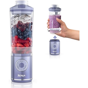 Ninja Blast Max Portable Blender, Twist & Go, 22oz, Navy, BC251NV | Twist & Go removable 22-oz vessel. Auto-iQ Crush & Smoothie programs, cordless. Dishwasher safe, leakproof lid.(Lavender)