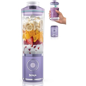 Ninja Blast Max Portable Blender, Twist & Go, 22oz, Navy, BC251NV | Twist & Go removable 22-oz vessel. Auto-iQ Crush & Smoothie programs, cordless. Dishwasher safe, leakproof lid.(Lavender + Teal)