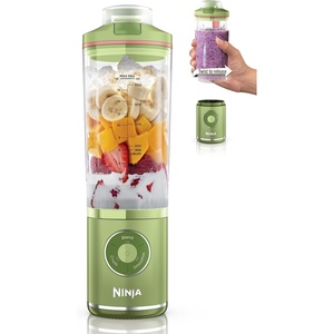 Ninja Blast Max Portable Blender, Twist & Go, 22oz, Navy, BC251NV | Twist & Go removable 22-oz vessel. Auto-iQ Crush & Smoothie programs, cordless. Dishwasher safe, leakproof lid.(Moss Green)