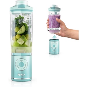 Ninja Blast Max Portable Blender, Twist & Go, 22oz, Navy, BC251NV | Twist & Go removable 22-oz vessel. Auto-iQ Crush & Smoothie programs, cordless. Dishwasher safe, leakproof lid.(Sea Glass)