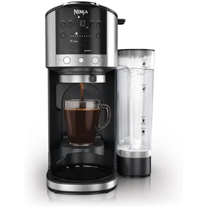 Ninja Fresh Brew Coffee Maker, 12 Cup Glass Carafe, Stainless Steel, CE251(Ninja DualBrew Coffee Maker Premium)