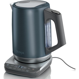 Ninja KT200BL Precision Temperature Electric Kettle, 7-Cup, Blue Stainless | 1500 watts, BPA Free, Hold Temp Setting