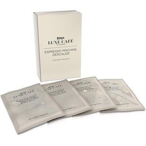 Ninja Luxe Café Espresso Machine Cleaner 4-Pack, Descale Powder | Espresso & Coffee Machine Cleaner