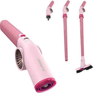 Shark BlastBoss, All-in-One Air Blasting System with BlastBroom, AB2111 | Precision Nozzle, Extension Wand, Indoor/Outdoor Cleaning, 0-190 MPH, Cordless Handheld Blower, Rechargeable, Charcoal(Strawberry)