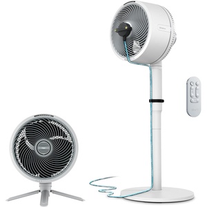 Shark FlexBreeze Pro Mist 2-in-1 Fan with Integrated Mist, White, FA302WH | Corded/Cordless, Pedestal to Tabletop, up to 24-Hr Battery, up to 70 Ft of Power, 5 Speeds, with Integrated Misting Tank(White (FlexBreeze w/ Misting Tool))