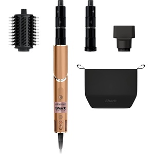 Shark FlexStyle, Air Multi-Styler & Drying System, Coanda, Copper, HD433CP | No Heat Damage, One Twist between Dryer & Styler, 4 Heat/3 Airflow Settings, Cool Shot(Flexstyle-Copper)