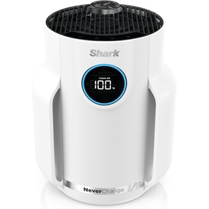 Shark NeverChange Compact Pro Air Purifier, HP071BRN, Winter Fog | For Bedroom, Nursery, Home Office, Dorm, HEPA-Exceeding Filter, Captures Pollutants, Pet Dander, Dust, Odor, Smoke, and More(White (250 sq. ft))