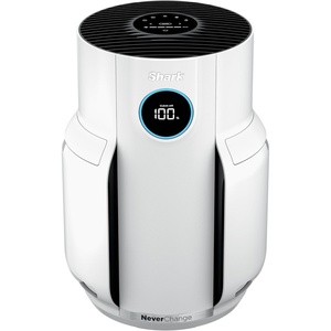 Shark NeverChange Compact Pro Air Purifier, HP071BRN, Winter Fog | For Bedroom, Nursery, Home Office, Dorm, HEPA-Exceeding Filter, Captures Pollutants, Pet Dander, Dust, Odor, Smoke, and More(White (650 sq. ft))