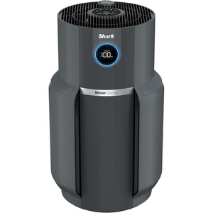 Shark NeverChange Compact Pro Air Purifier, HP071BRN, Winter Fog | For Bedroom, Nursery, Home Office, Dorm, HEPA-Exceeding Filter, Captures Pollutants, Pet Dander, Dust, Odor, Smoke, and More(Grey (1300 sq. ft))