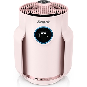 Shark NeverChange Compact Pro Air Purifier, HP071BRN, Winter Fog | For Bedroom, Nursery, Home Office, Dorm, HEPA-Exceeding Filter, Captures Pollutants, Pet Dander, Dust, Odor, Smoke, and More(Quartz (250 sq. ft))