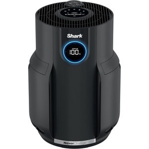 Shark NeverChange Compact Pro Air Purifier, HP071BRN, Winter Fog | For Bedroom, Nursery, Home Office, Dorm, HEPA-Exceeding Filter, Captures Pollutants, Pet Dander, Dust, Odor, Smoke, and More(Charcoal (650 sq. ft))